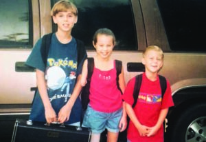 Whitney Doyle with siblings when she was young.