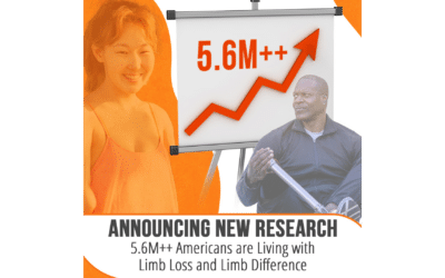 Press Release: 5.6 Million++ Americans are Living with Limb Loss and Limb Difference.