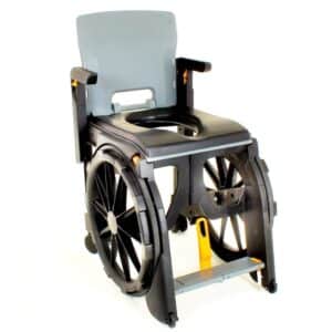 Travel shower wheelchair by Seatara