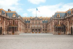 Front view of Chateau de Versailles