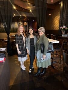 Photo of Ashlie, Shree, and Cass at AAOP24